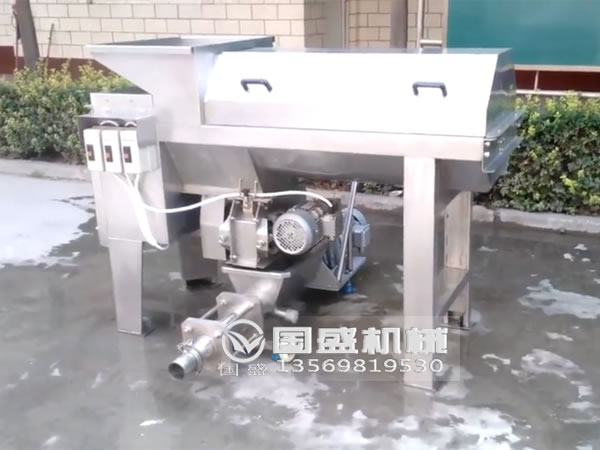 葡萄粉碎擠壓脫水機